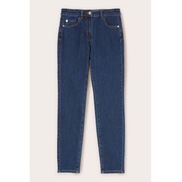 Blugi skinny cu design 5 buzunare