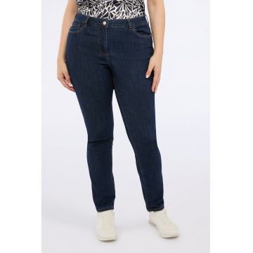 Blugi skinny cu talie inalta