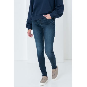 Blugi skinny cu talie inalta Nora