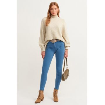 Blugi skinny cu talie inalta Venice