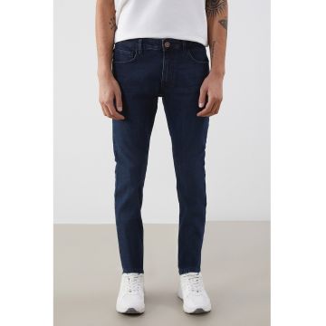 Blugi skinny cu talie joasa