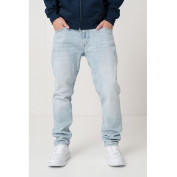 Blugi slim fit cu aspect decolorat Scanton