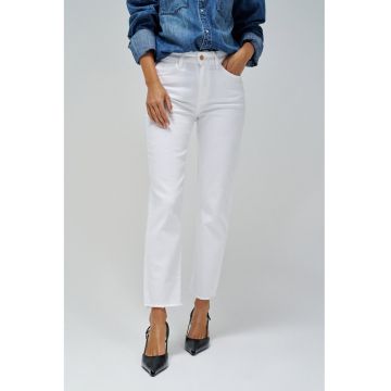Blugi slim fit cu talie medie