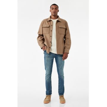Blugi slim fit din denim