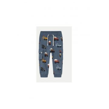 Pantaloni baieti -  304497254 - Bumbac organic - Albastru