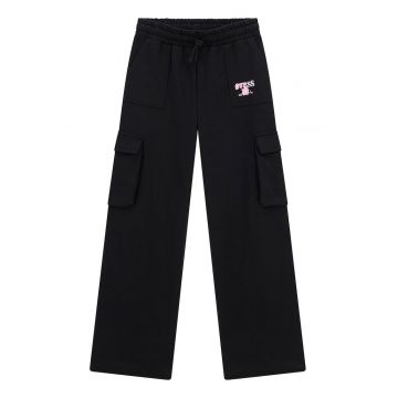 Pantaloni cargo de trening cu snur