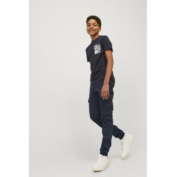 Pantaloni cargo din amestec de bumbac organic