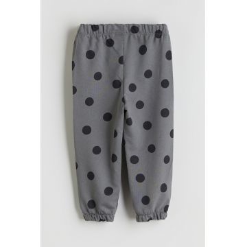 Pantaloni cu buline si talie elastica