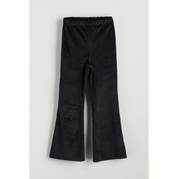 Pantaloni de catifea cu talie elastica