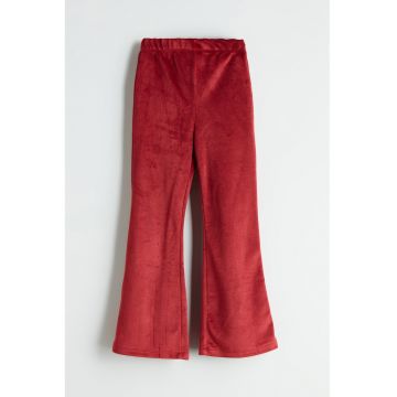 Pantaloni de catifea cu talie elastica