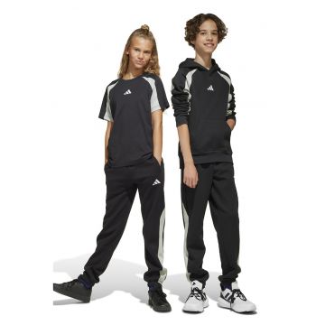 Pantaloni de trening cu insertii contrastante