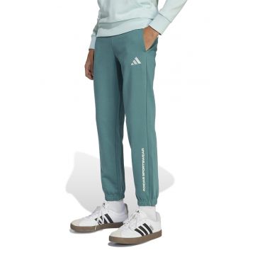 Pantaloni de trening cu logo si snur