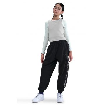 Pantaloni de trening cu model monograma lateral