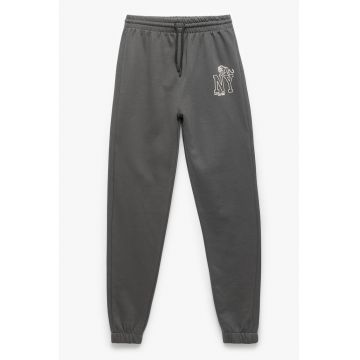 Pantaloni de trening din amestec de bumbac cu impriemu grafic