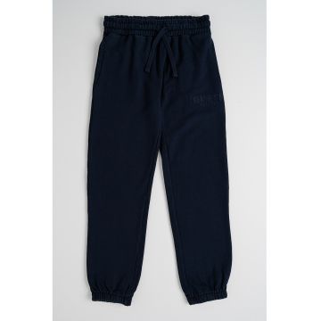 Pantaloni de trening din bumbac cu snur