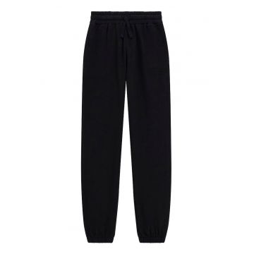 Pantaloni de trening din bumbac cu snur