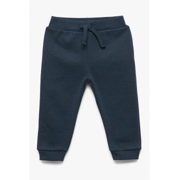 Pantaloni de trening uni cu snur