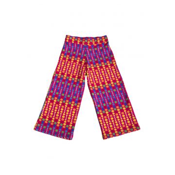 Pantaloni drepti cu model