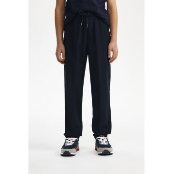Pantaloni drepti cu talie ajustabila