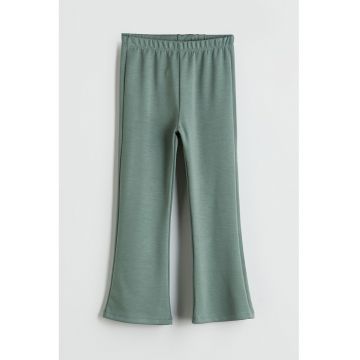 Pantaloni evazati cu talie elatsica