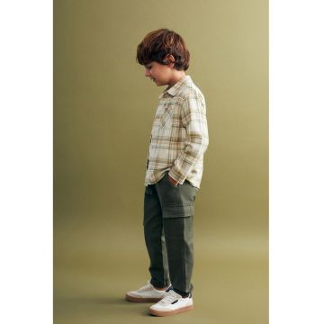 Pantaloni jogger cu talie elastica