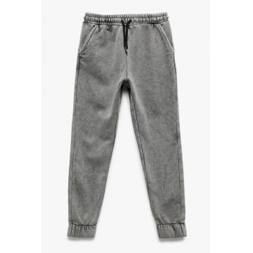 Pantaloni jogger din amestec de bumbac
