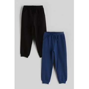 Set de pantaloni de trening uni - 2 perechi
