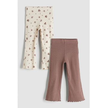 Set de pantaloni evazati - 2 perechi