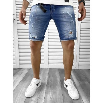 Blugi barbati scurti conici 11638 N7-2.1 Blugi barbati scurti conici 11638 N7-2.1