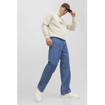 Blugi relaxed fit cu talie medie