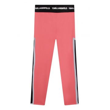 Colanti cu model colorblock si banda logo