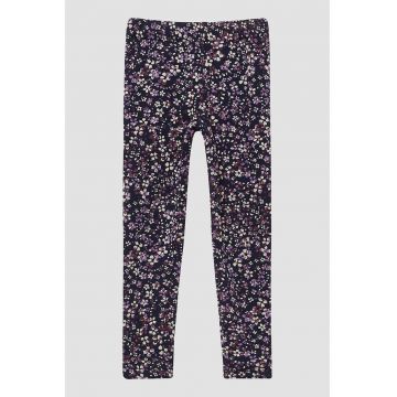 Colanti din fleece cu imprimeu floral