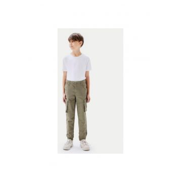 Pantaloni baieti -  208860352 - Bumbac organic - Verde