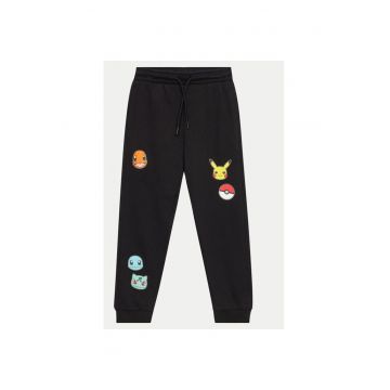 Pantaloni baieti -  303833589 - Bumbac - Negru