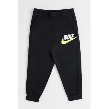 Pantaloni de trening din amestec de bumbac cu broderie logo