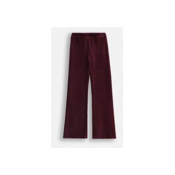 Pantaloni evazati catifelati