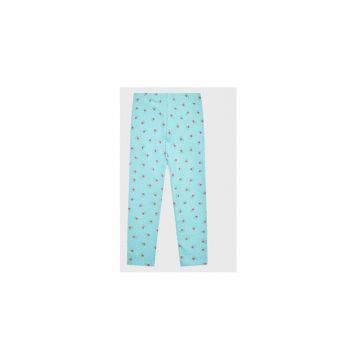 Pantaloni fete -  301772316 - Bumbac - Albastru