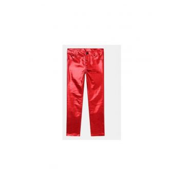Pantaloni fete -  303040390 - Bumbac/Poliester - 152 CM - Negru