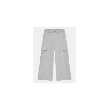 Pantaloni fete -  304270994 - Bumbac - Gri