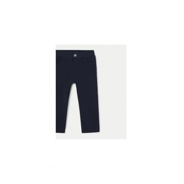 Pantaloni fete -  304328046 - Bumbac - Albastru