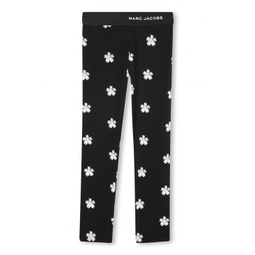 Pantaloni regular-fit cu design floral