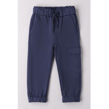 Pantaloni uni cu snur