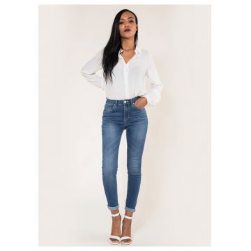 Blugi Dama Albastri Slim  P078-1 M9 18401