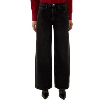 Blugi dama  bumbac - croi larg - negru
