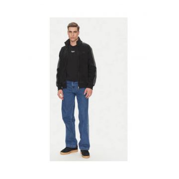 Blugi relaxed fit cu talie medie