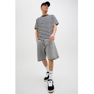 Blugi scurti regular fit - Gri