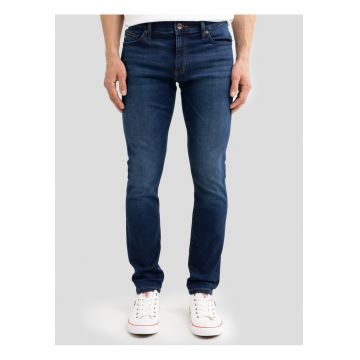 Blugi skinny  579 bleumarin - talie joasa - denim confortabil - pentru barbati