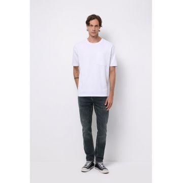 Blugi slim fit cu talie medie