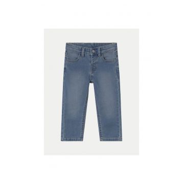 Pantaloni baieti  1582 - Bumbac/Poliester - 4 ani - Albastru