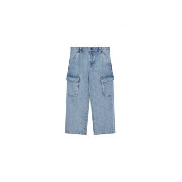 Pantaloni baieti  4R76CE041 - Bumbac - Albastru